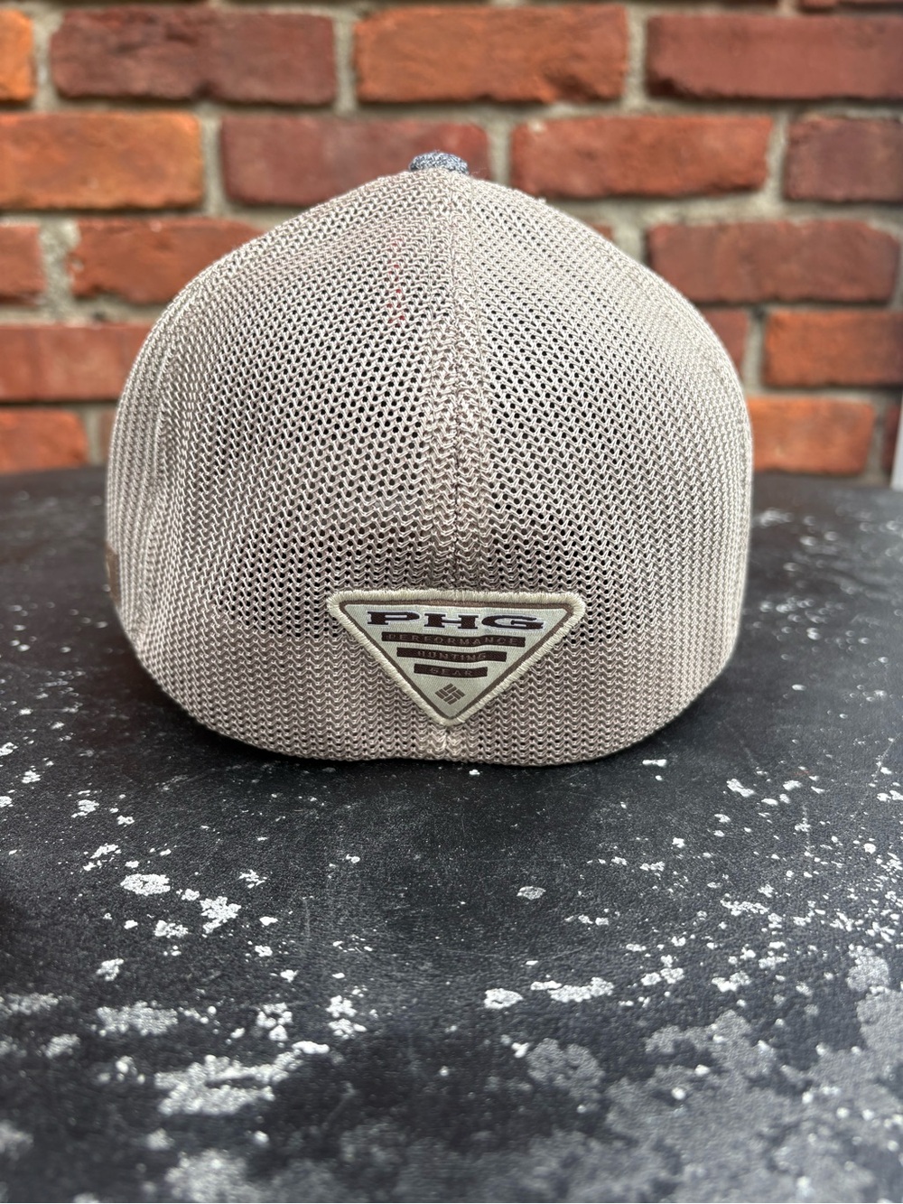 PHG Men's Gray FlexFit Flag with Fish Hat - Picture 3 of 5